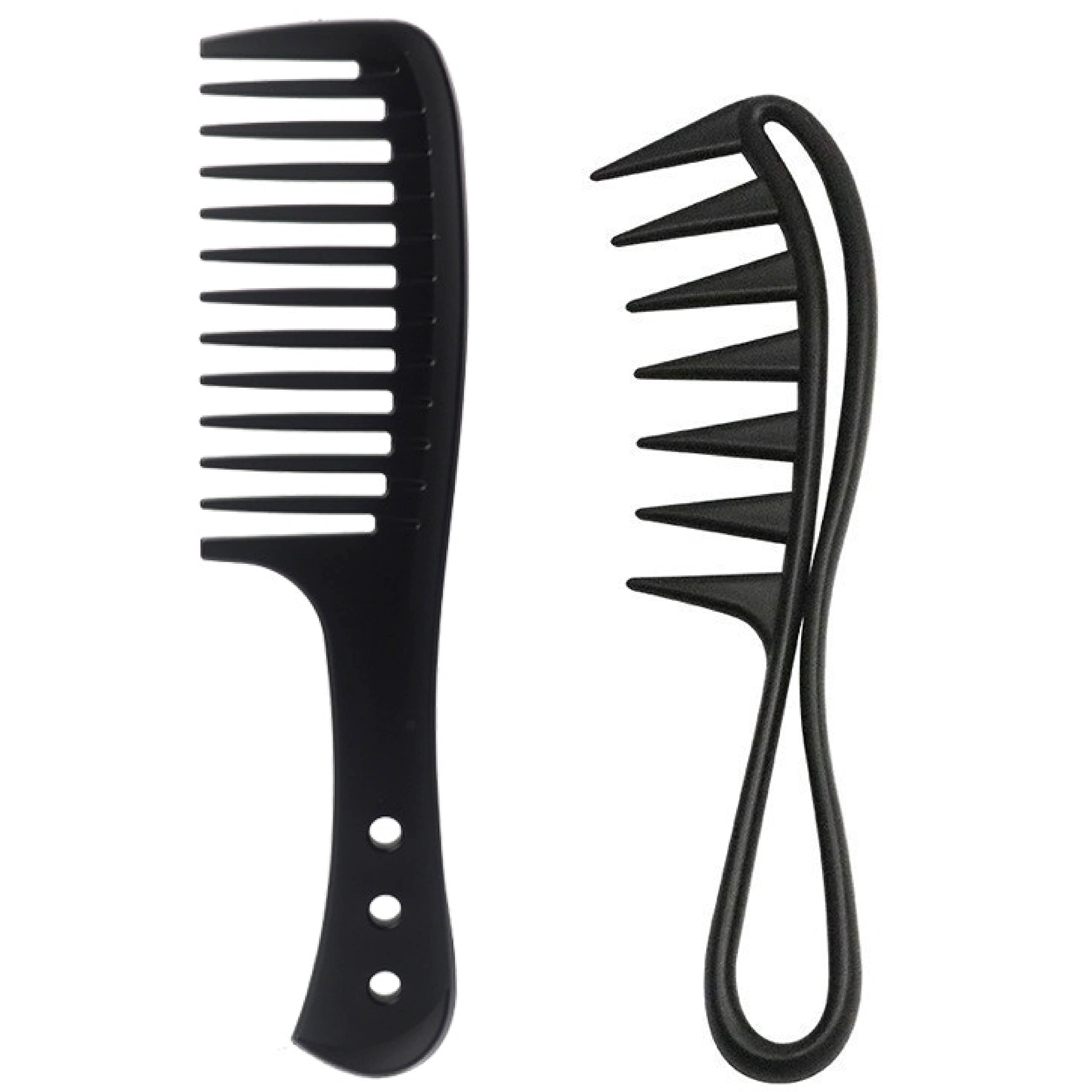 joaoxoko wide-tooth comb in classic black detangles curls gently and reduces snags