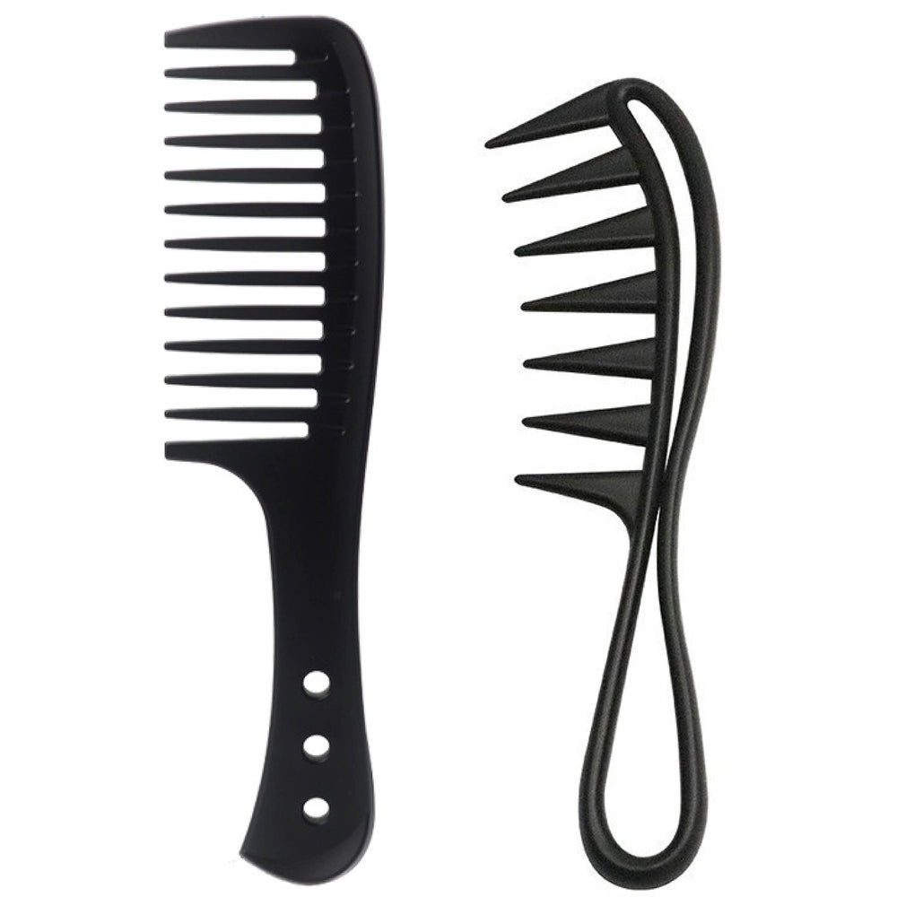 joaoxoko wide-tooth comb in classic black detangles curls gently and reduces snags