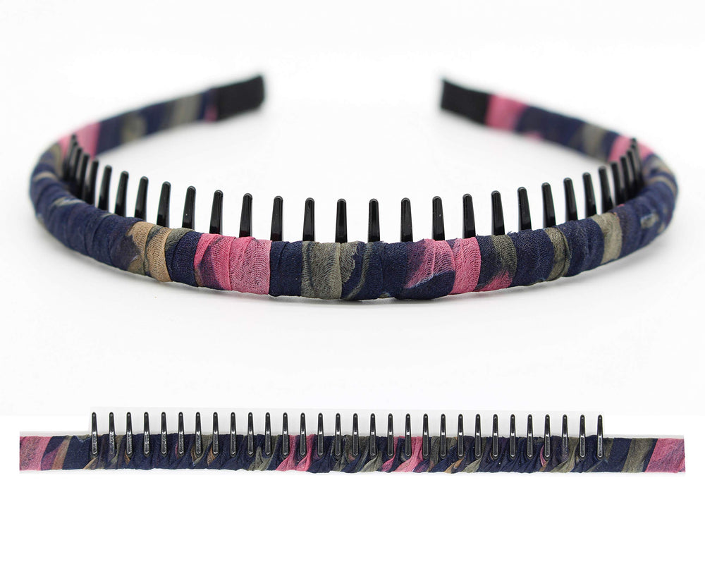 Aro de resina multicolor Joband, perfecto para maquillaje y cuidados faciales.
