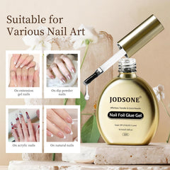 JODSONE aplicación fácil foil gel, resultados limpios y rápidos