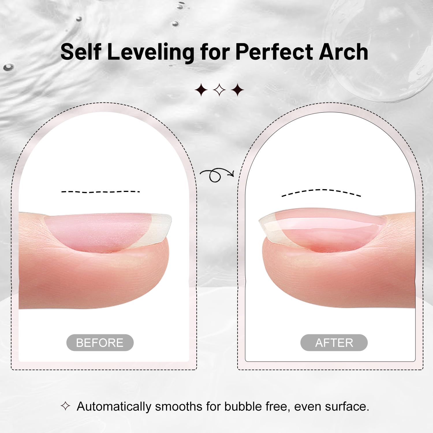 JODSONE builder gel brush applicator for smooth, even application