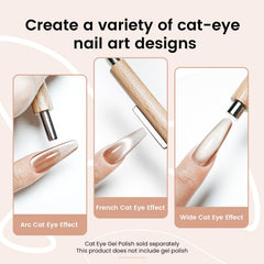 JODSONE cat eye magnet 3cm square provides stable support for precise nail artistry.