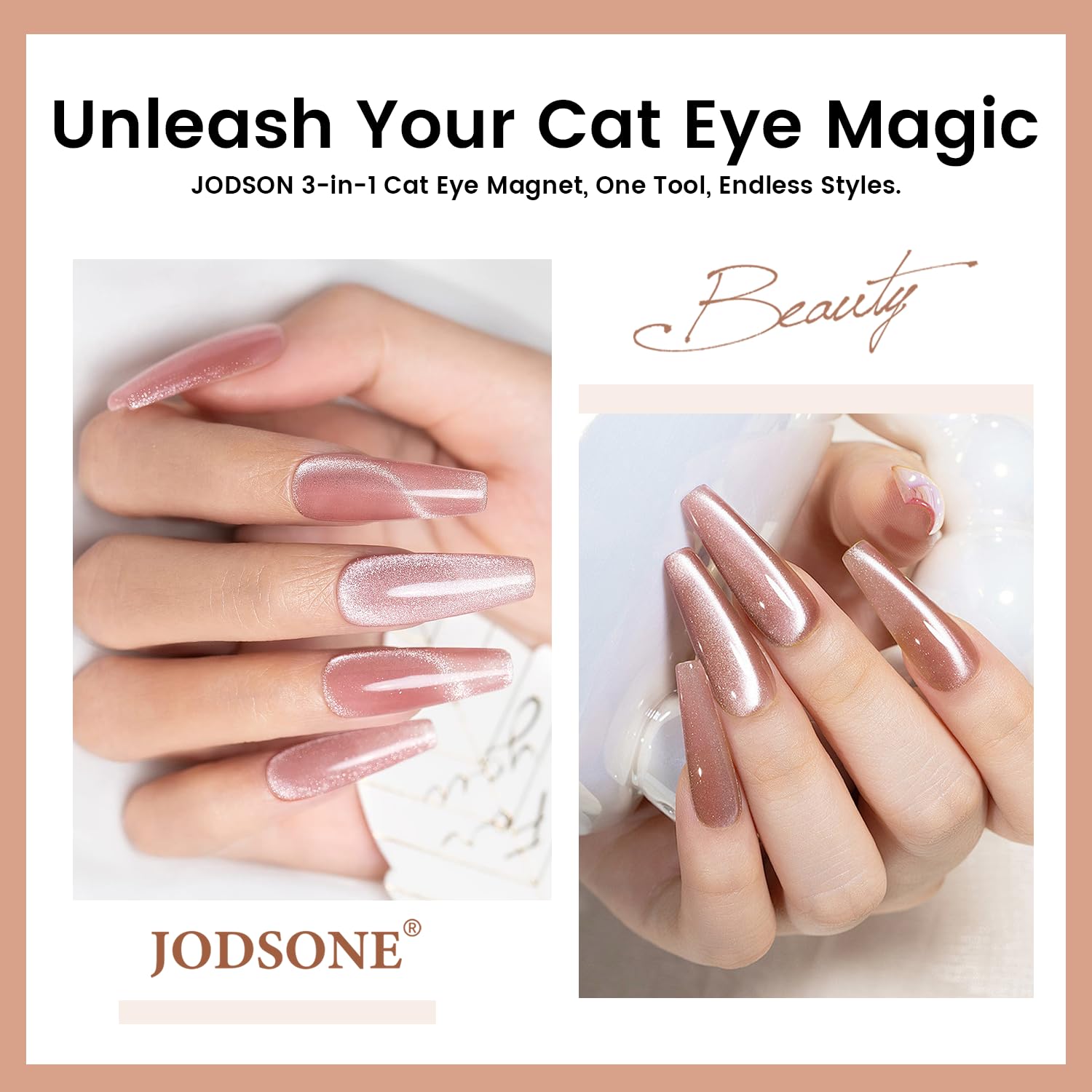 JODSONE cat eye magnet angle positioning tips aid beginners and professionals.