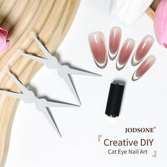 JODSONE matte cylinder magnet offers steady grip during nail art