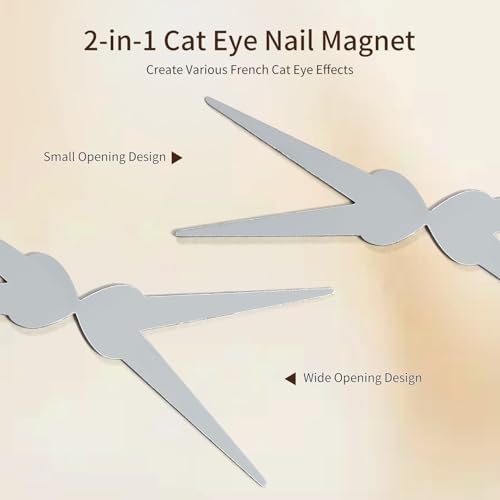 JODSONE dual openings create V shape French cat eye effects