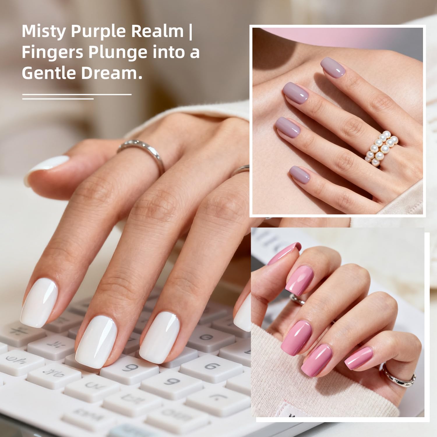 JODSONE gel color collection on nails offers year-round style.
