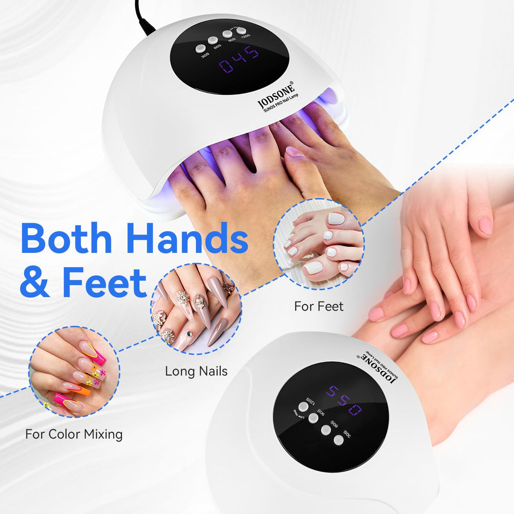JODSONE dual light sources simulate sunlight for even cure