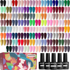 JODSONE gel nail polish kit collection shows 95 colors for versatile nail art