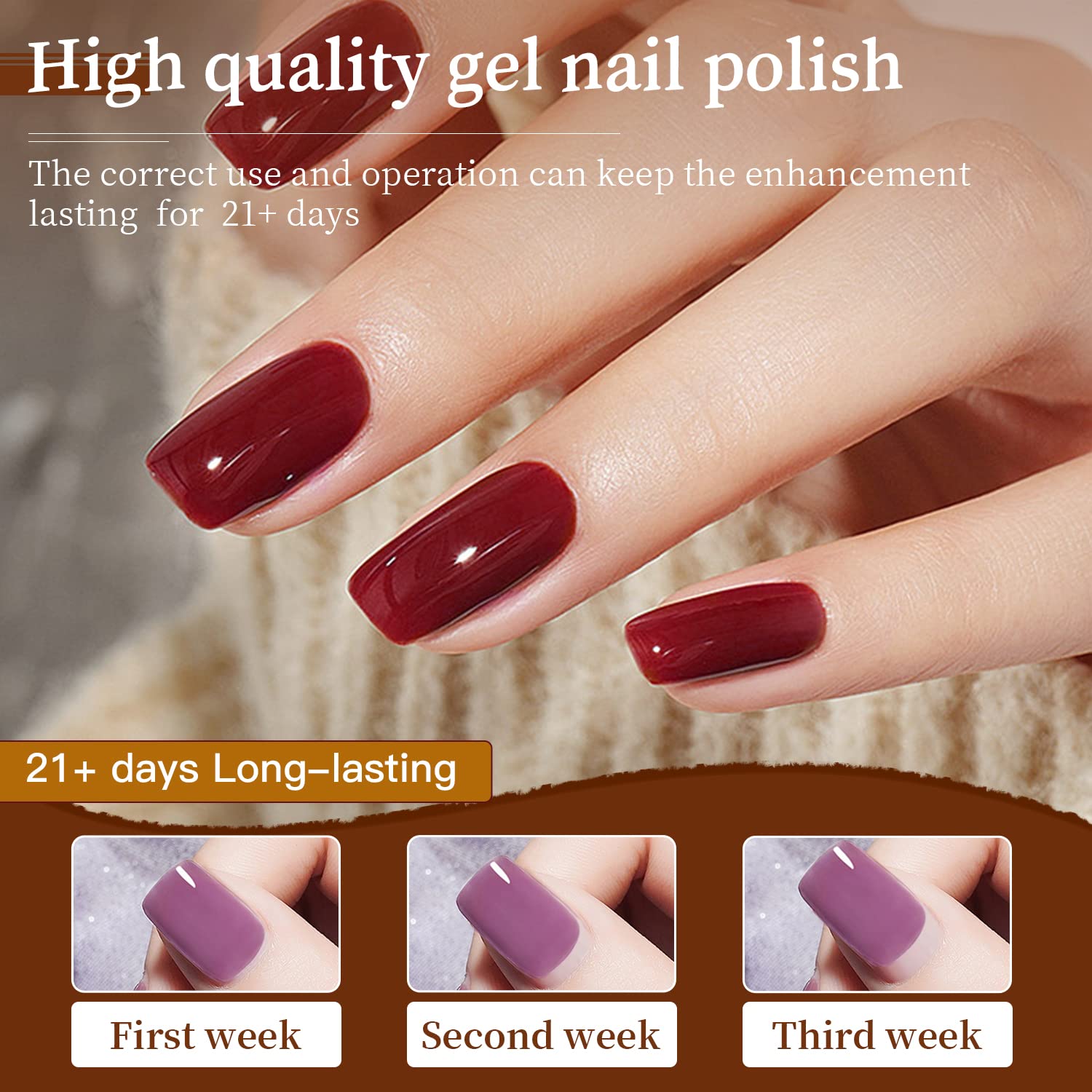 JODSONE glossy top coat adds durable shine