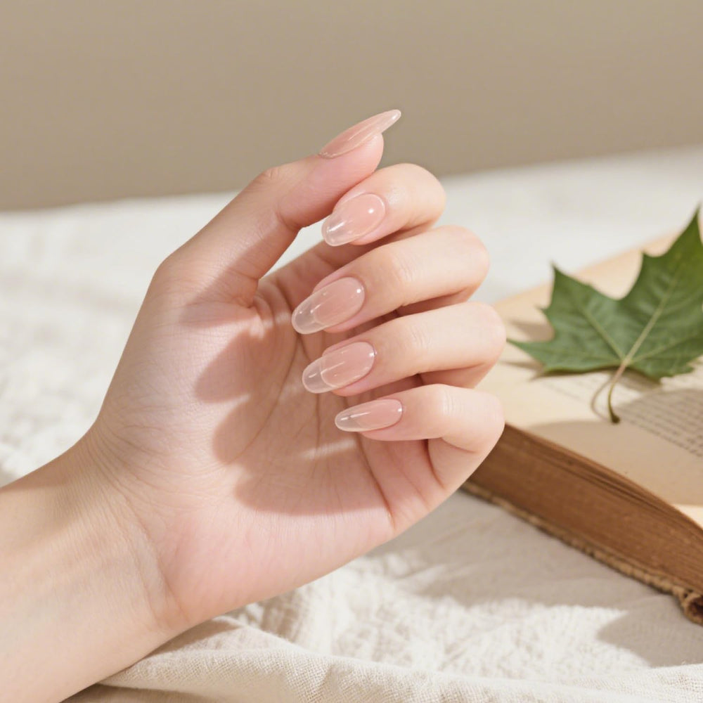 JODSONE Jelly Wheat serves as a versatile base for nail art.