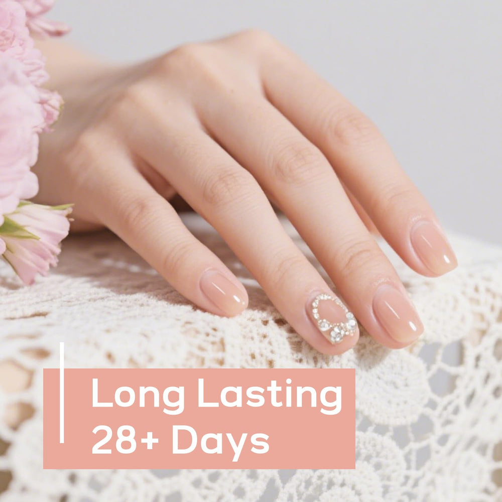 JODSONE Jelly Wheat on-nail swatch reveals subtle, chic base.