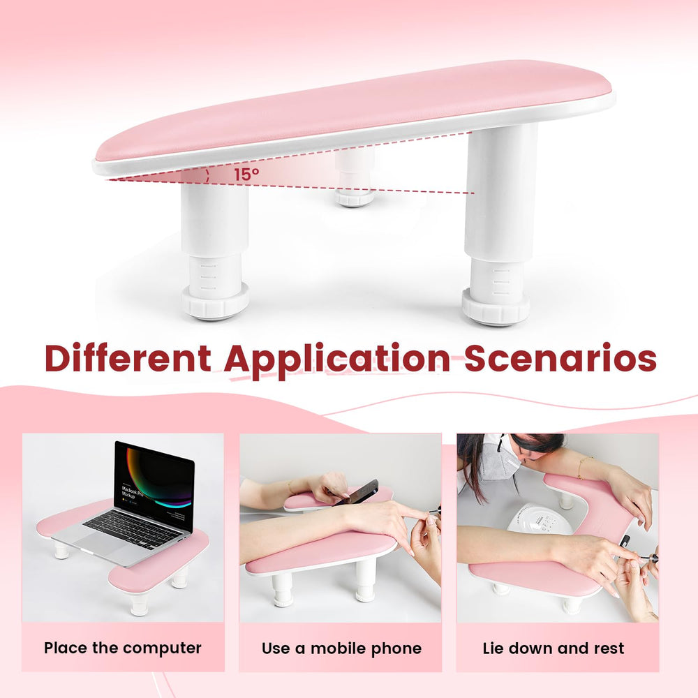 JODSONE PU pillow arm rest offers comfortable, easy-to-clean support.