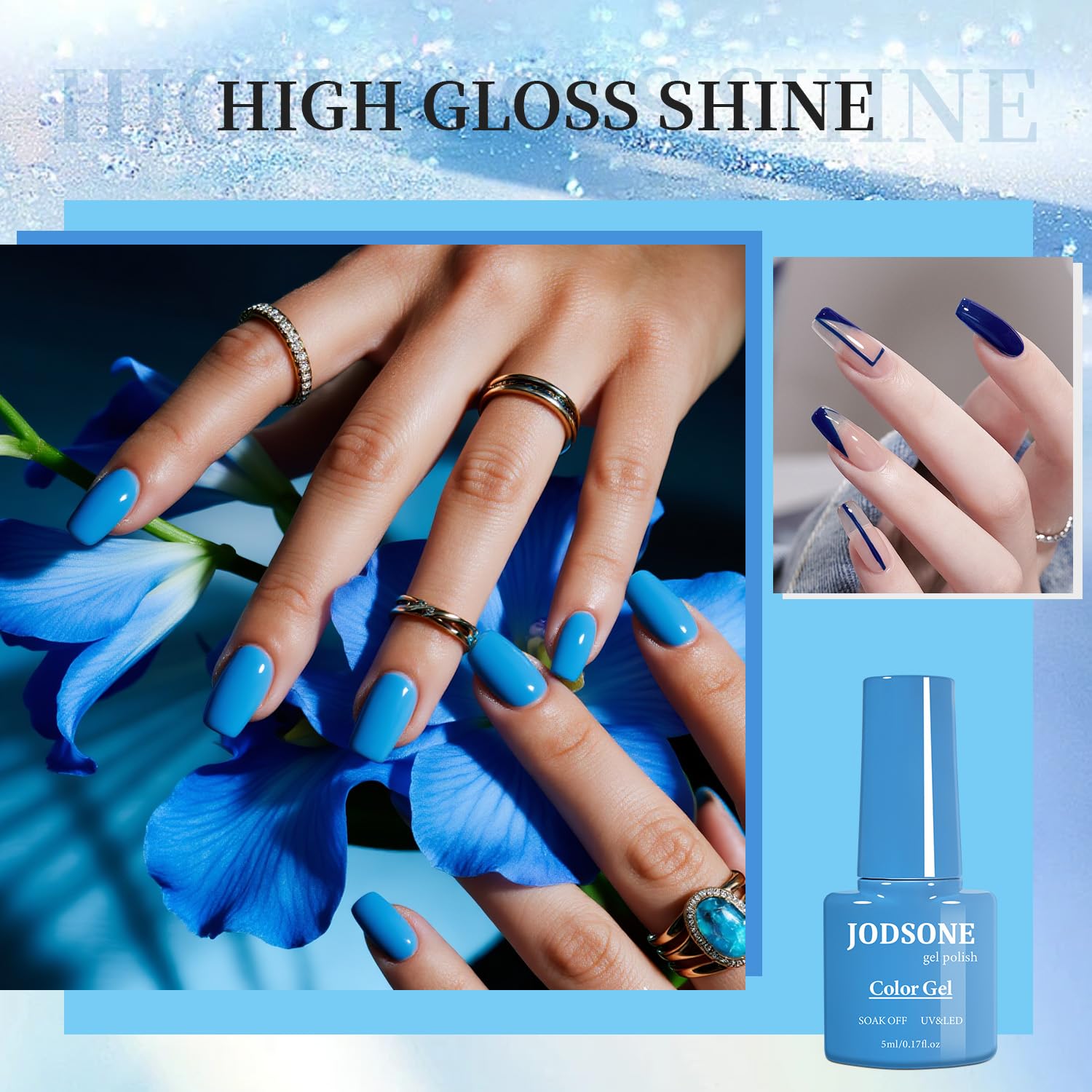 JODSONE matte top coat yields chic, velvety texture