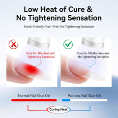 JODSONE nail glue gel brush-precision for smooth, even coverage