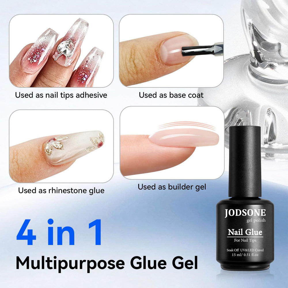 JODSONE nail glue gel compact packaging for easy storage