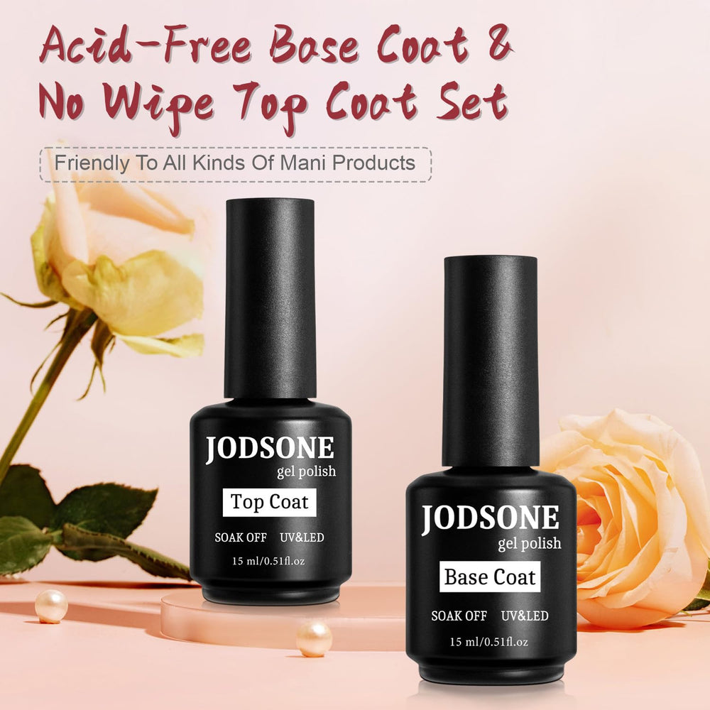 JODSONE nail-lamp cure guidance for optimal finish with base and top coats