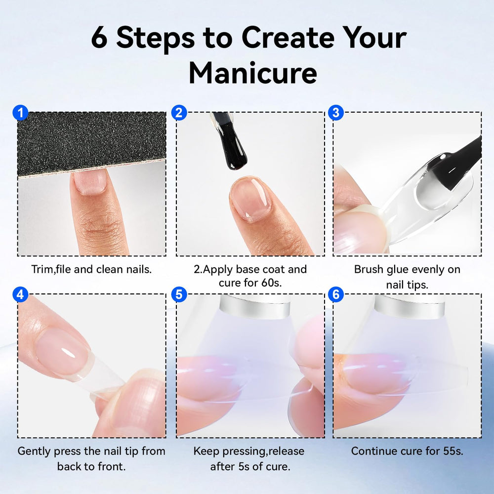 JODSONE nail repair glue keeps tips secure after repairs