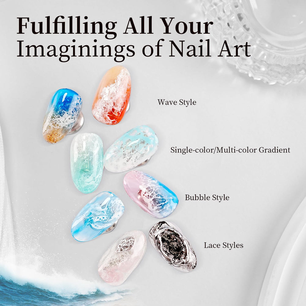 JODSONE packaging reveals 16.5ml bottle designed for DIY ocean wave nail art.