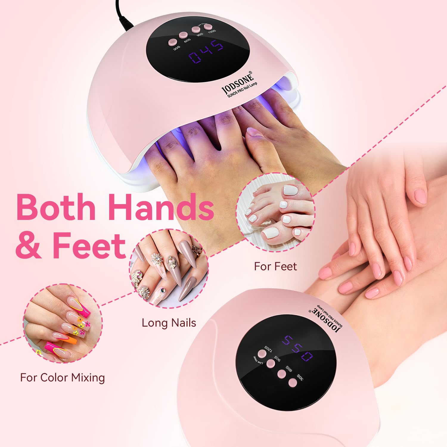JODSONE automatic sensor action with hand proximity for convenient activation.
