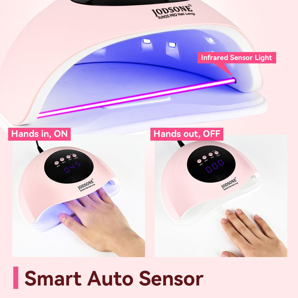JODSONE lamp control buttons and LCD display enable precise timing at a glance.