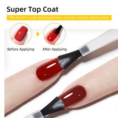 JODSONE Top Coat 18ml, ideal para manicuras profesionales en salones.