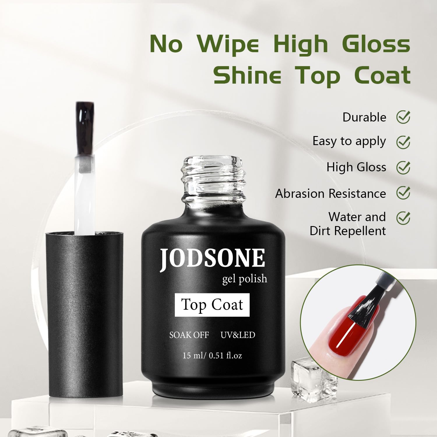 JODSONE uñas UV y acrílicas: aplicación versátil