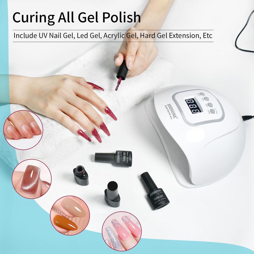 JODSONE UV nail lamp durable housing suitable for home and salon use.