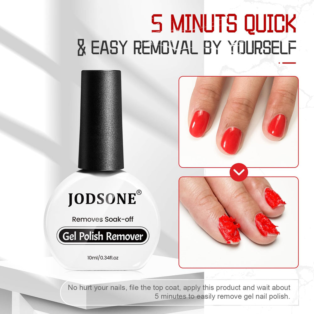 JODSONE aplicación rápida en 3-5 minutos para retirar gel de forma cómoda.