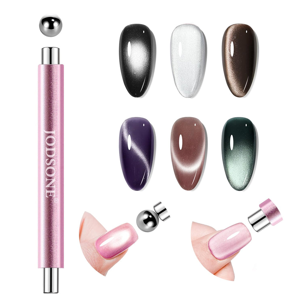 JODSONE cat-eye magnet tool with pink-gold cylinders for precise effects