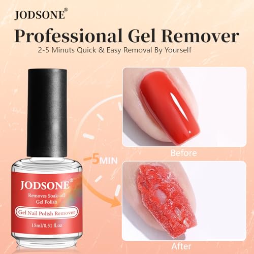 JODSONE cuticle oil bottle for nail hydration.