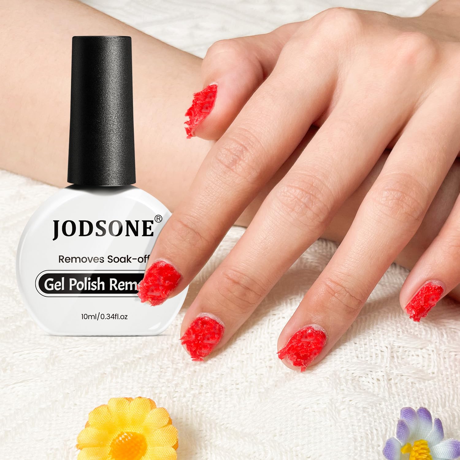 JODSONE eliminador gel UV, acrílico y uñas naturales, versátil.