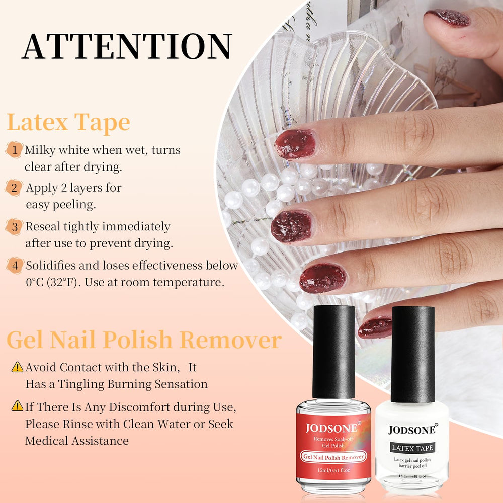 JODSONE manicure tools set for DIY removal.