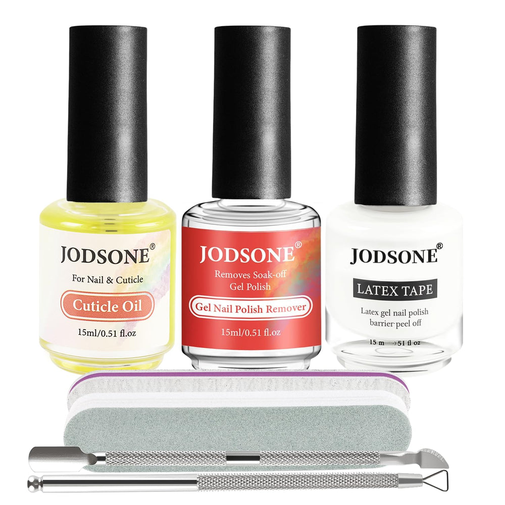 JODSONE remover bottle close-up for at-home gel removal.