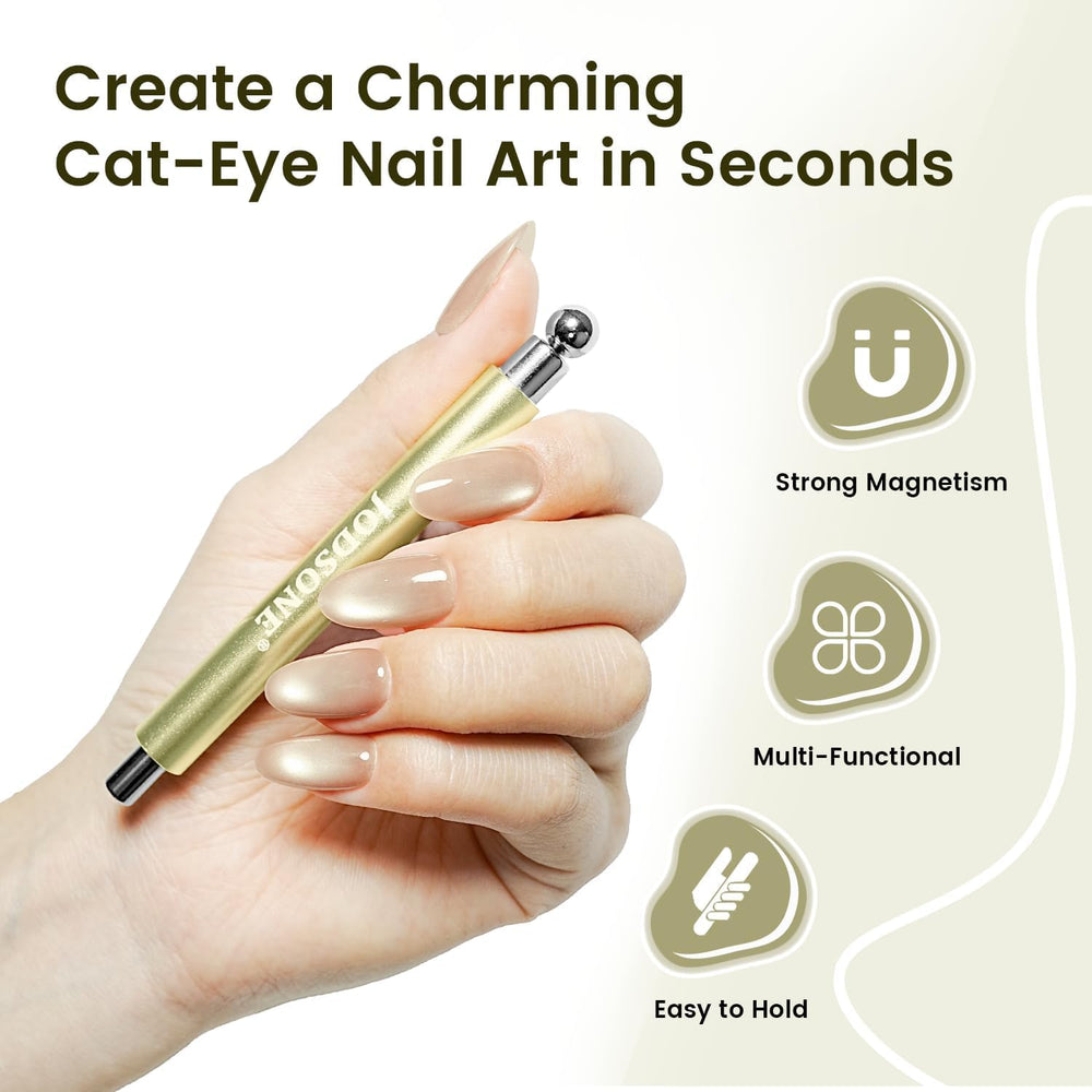 JODSTONE powerful magnetic attraction creates vivid nail art patterns.
