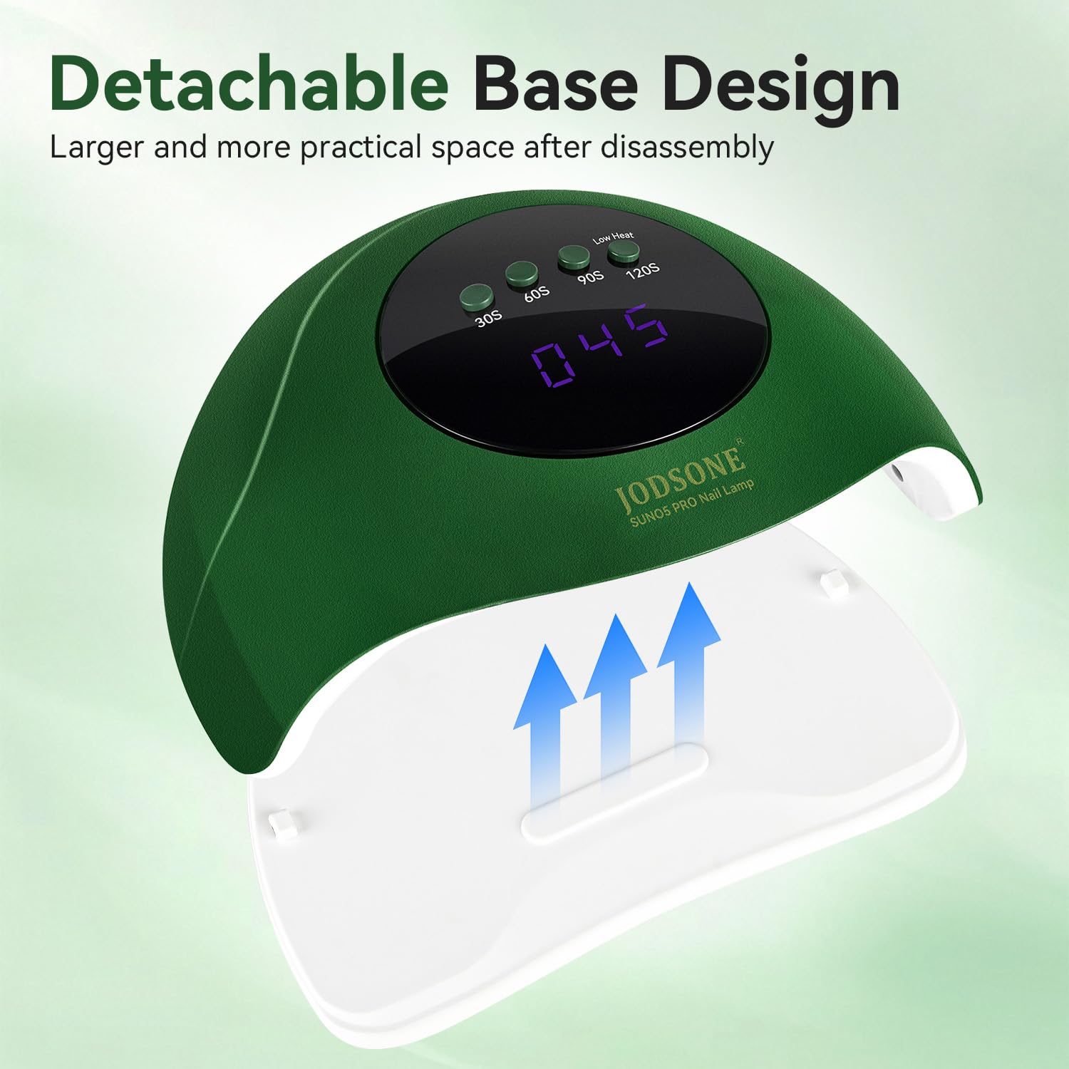 JODSONE U V Nail Lamp even bead distribution ensures even curing