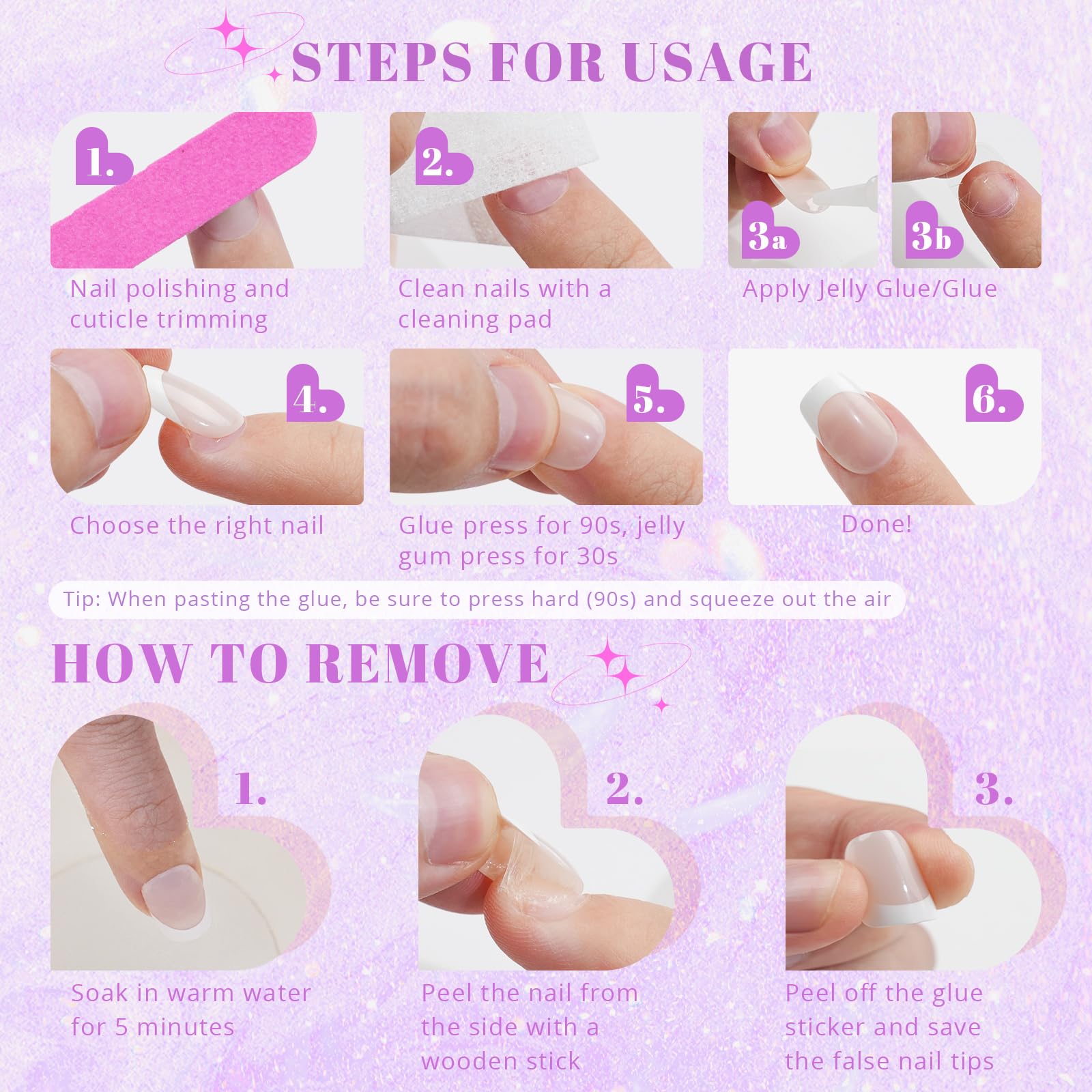 Gift-ready package of Jofay Fashion nails for girlfriends and sisters.