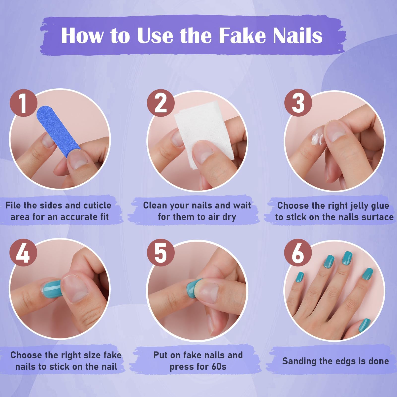 Jofay Fashion nail file and cuticle pusher help shape nails.