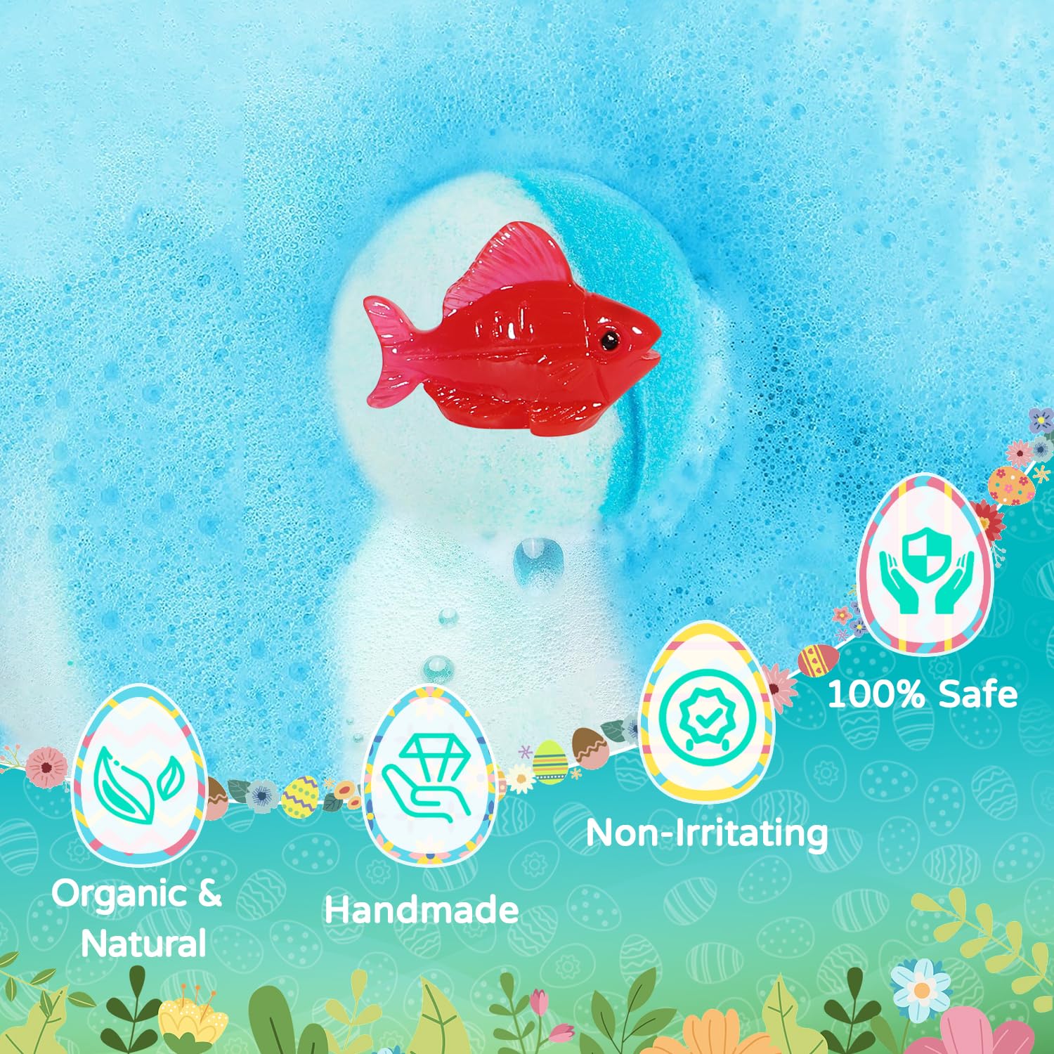JOFEI bath bombs fizz and release bubbles for playful bath time