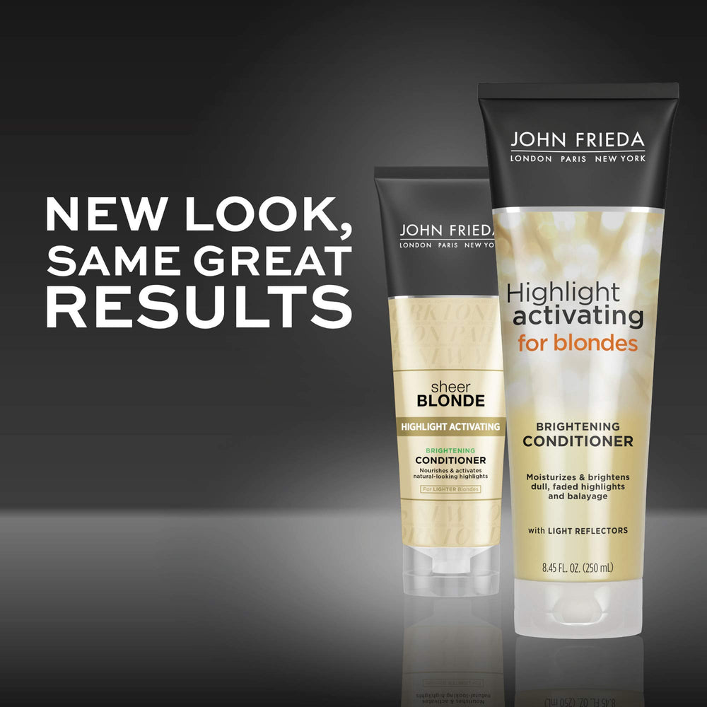 John Frieda Acondicionador rubio, resalta luces rubias, color vivo.