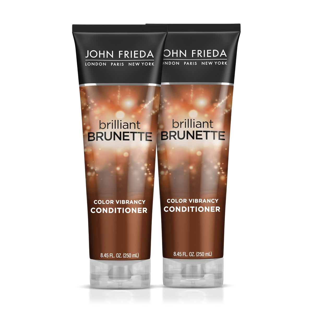 John Frieda Brillante Castaño: acondicionador ideal para realzar el brillo durante la aplicación diaria.