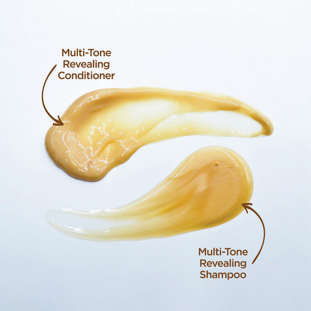 Sweet almond oil and crushed pearls in John Frieda Brilliant Brunette.