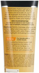 John Frieda champú rubio claro brillo con tonos múltiples para cabello radiante
