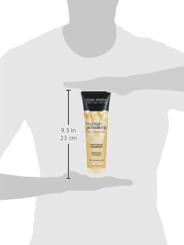John Frieda champú rubio claro ingredientes girasol y té blanco para cuidado diario