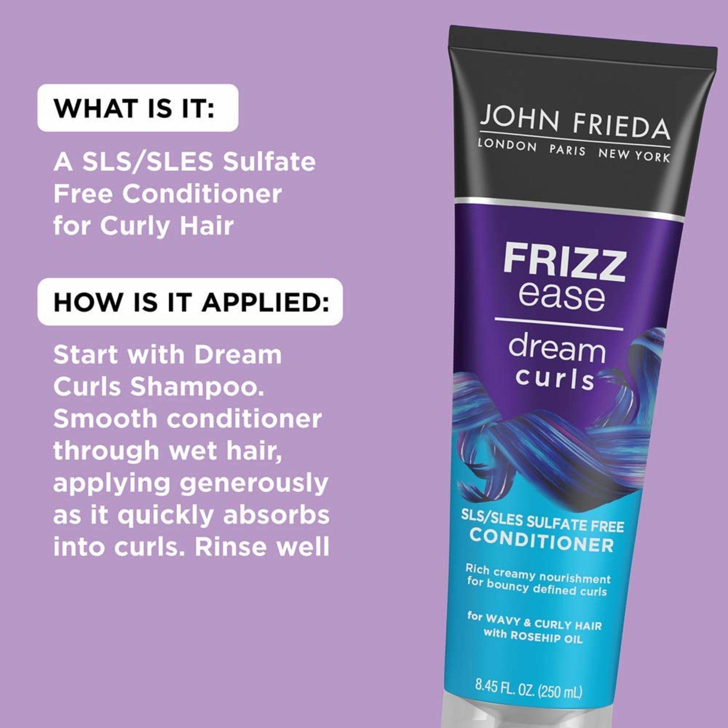 Fórmula con aceite de rosa mosqueta en Dream Curls para nutrición suave.