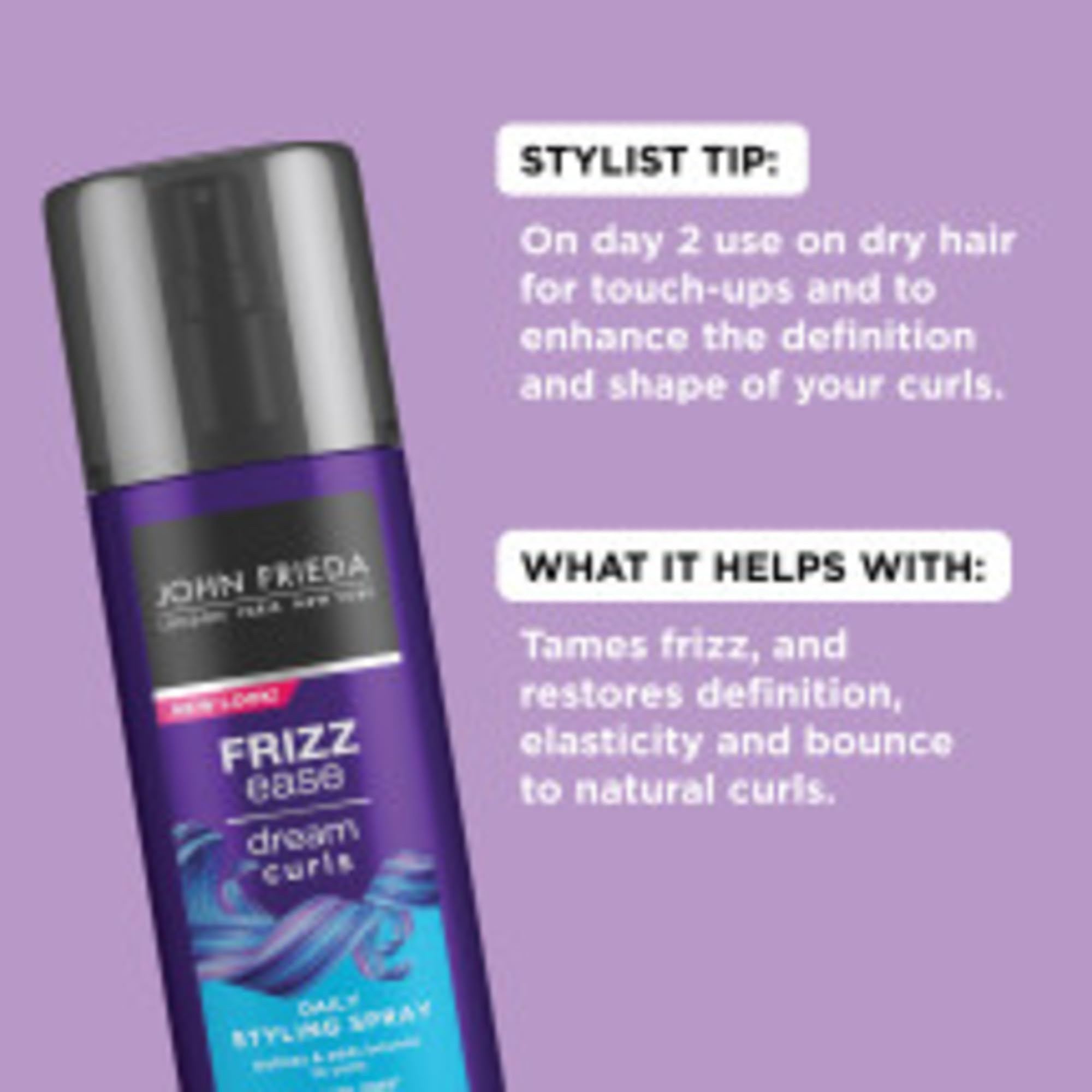 Aplicación diaria de Dream Curls para rizos definidos y manejables