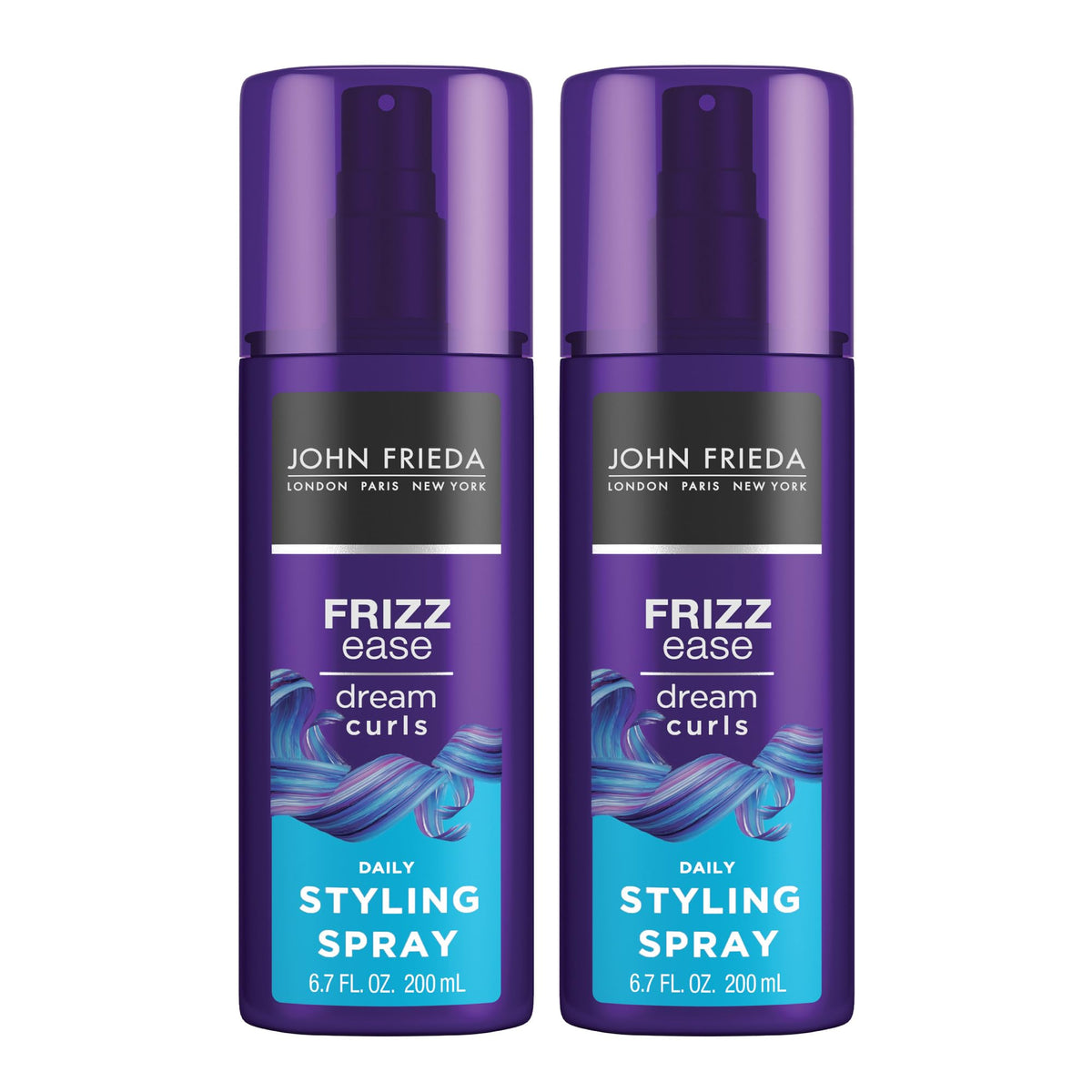John Frieda Dream Curls con la botella para definición de rizos y brillo suave