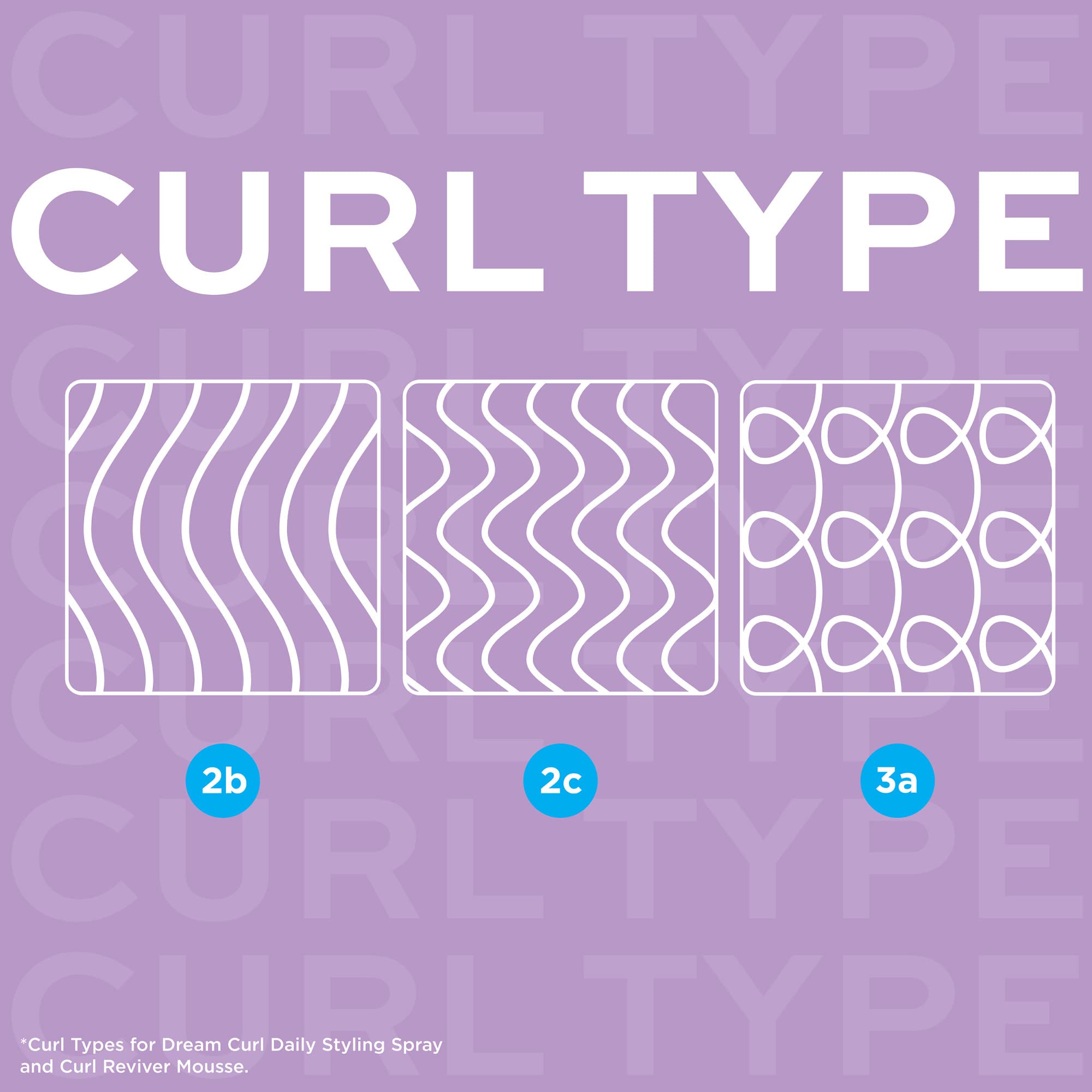Textura suave de Dream Curls Mousse para rizos con flexibilidad