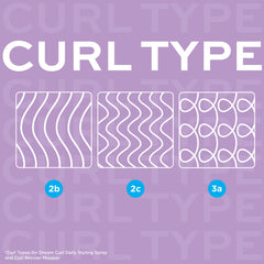 Textura suave de Dream Curls Mousse para rizos con flexibilidad