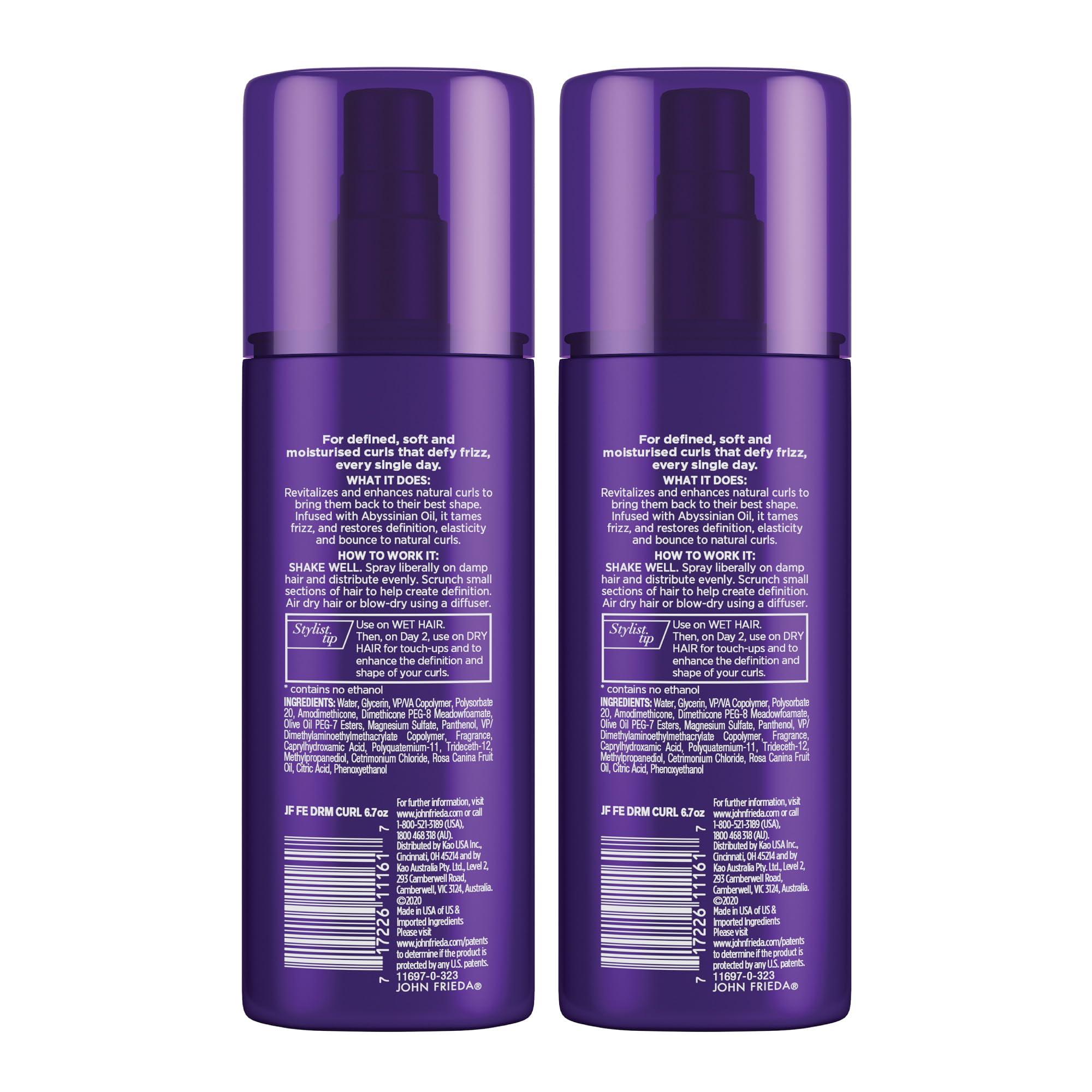 Uso posterior a la ducha con Dream Curls para realzar textura