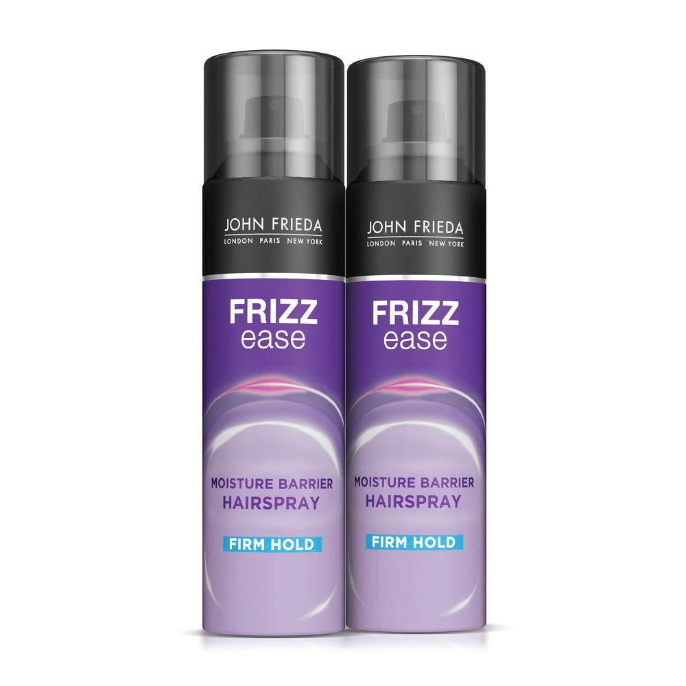 John Frieda Frizz Ease: barrera de humedad de 24 h protege el peinado.